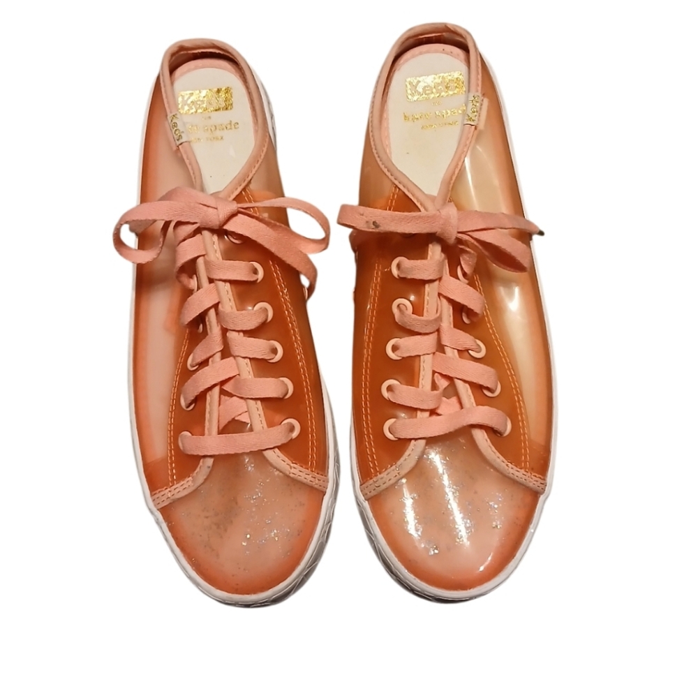 Keds x Kate Spade New York Kickstart Mules Sneakers Slip On Pink Size 8 Like NEW